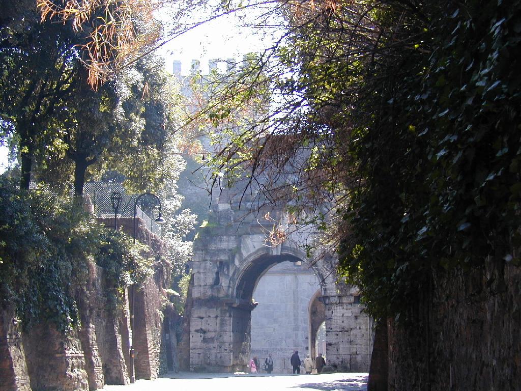 Via Appia. Puerta de San Sebastián 